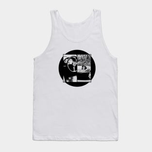 Mazda Miata MX-5 NA Black 'N White 5 Tank Top